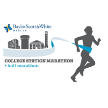 2026 Baylor Scott & White College Station Marathon + Half Marathon logo