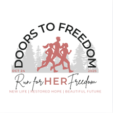 Run for HER Freedom logo