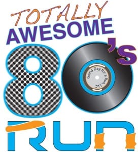 Totally Awesome 80's Run Logo