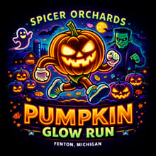 Pumpkin Glow Run logo