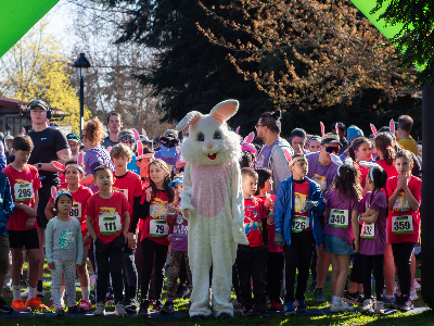 Redmond's Annual Beat the Bunny 5k Race & Fun Run logo