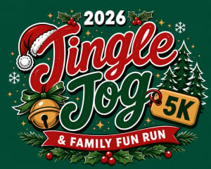 Cumming Christmas Jingle Jog 5K & Fun Run Logo