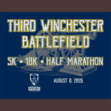 Third Winchester Battlefield 5k, 10k, & Half logo