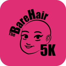The Bare Hair 5K logo