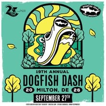 19th Dogfish Dash logo