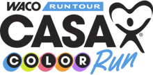 Waco Run Tour - CASA Color Run logo