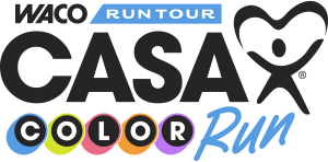 Waco Run Tour - CASA Color Run Logo