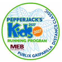 2027 Pepperjack's Kids Running Program logo