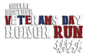 Shelli Huether Veterans Day Honor Run Logo