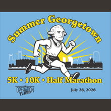 Summer Georgetown 5k, 10k, & Half logo