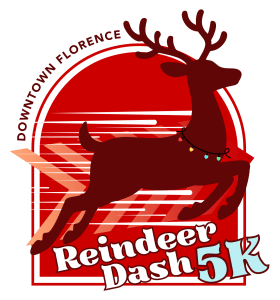Downtown Florence Reindeer Dash 5K Logo