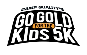 CANCELED - Camp Quality's Go Gold for the Kids 5k Logo