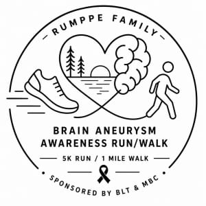 3rd Annual Rumppe Family Brain Aneurysm Awareness Run/Walk Logo