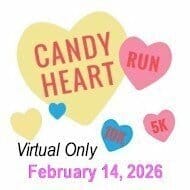 Candy Heart Run - Virtual Race Only logo