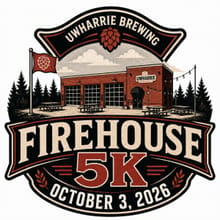 Uwharrie Brewing Firehouse 5K & 1 Mile Run/Walk logo