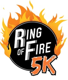 Ring of Fire 5K logo