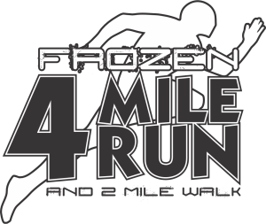 FROZEN 4 Mile Run & 2 Mile Walk Logo