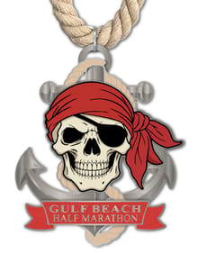 2027 Gulf Beach Half Marathon logo