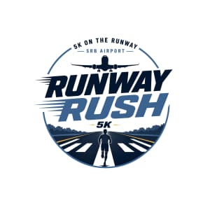 Wings and Wheels Runway Rush 5k Logo