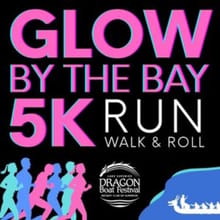 Glow by the Bay 5K logo