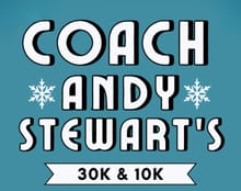 3rd Annual Coach Andy Stewart’s 30K & 10K logo