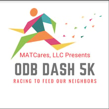 O.D.B. DASH 5K Powered by The Megan Aitken Team logo