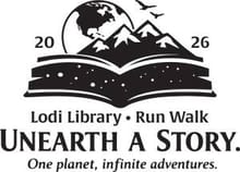 37th Annual Library Run Walk logo
