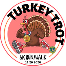 Lions Club Turkey Trot 5K logo