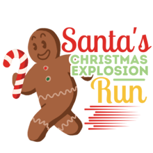 Santa's CHRISTMAS EXPLOSION Run logo