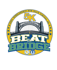 BEAT THE BRIDGE 5K CHALLENGE - Scholarship run/walk/virtual Logo