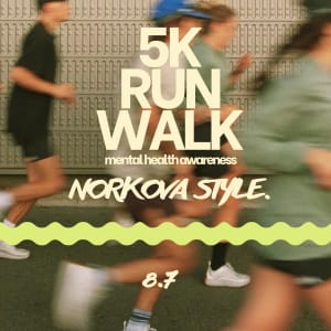 Norkova 5k Run | Walk for Mental Health Awareness Logo