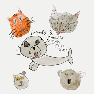 Friends and Zoey's Zoo Fun Run Logo