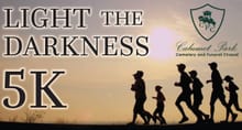 Calumet Park Light the Darkness 5K run logo