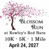 Blossom Run 10K, 5K, 1 Mile Logo