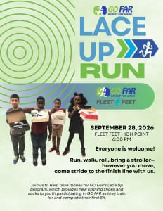 GOFAR Lace Up 5k Fun Run Logo