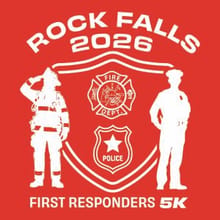 Rock Falls First Responder 5k logo