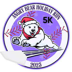 Angry Bear Holiday Fun Run and 5K Logo