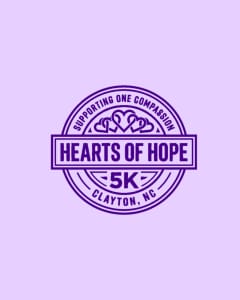 Hearts of Hope 5k Logo