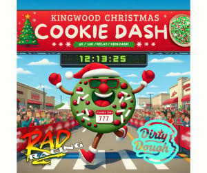 Kingwood Christmas Cookie Dash Logo