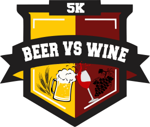 Beer Vs Wine 5K (Chicago Area) Logo