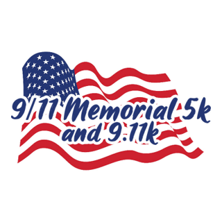 25th Remembrance of 9/11 Memorial 5K and 9.11K Logo
