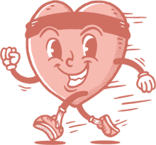 Heartbeat Hustle 5K & 1 Mile Fun Run logo