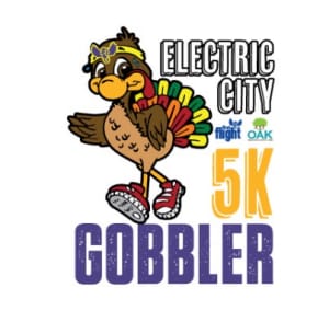 Electric City Gobbler 5K and 1 Mile Fun Run Logo