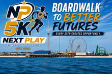 Next Play Athletic Foundation 5k logo