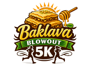 Baklava Blowout 5k Logo