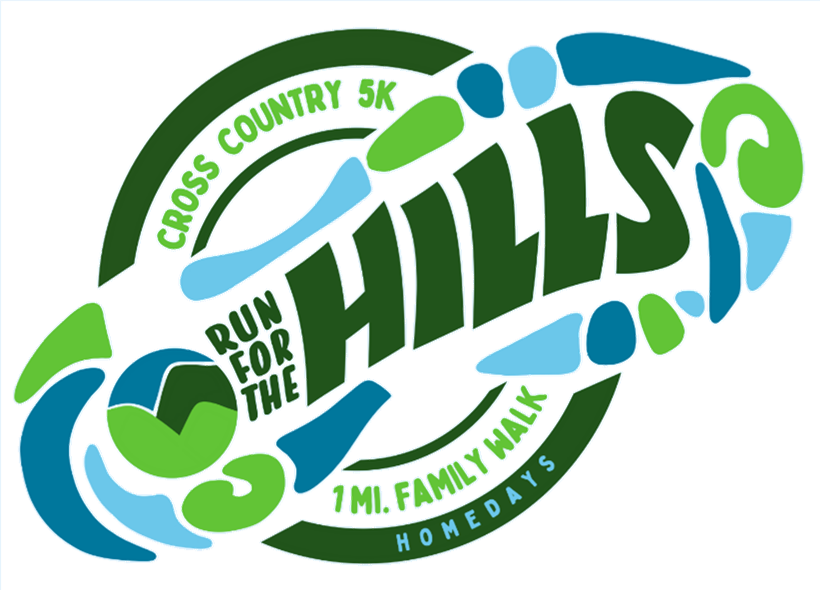 Run for the Hills Cross Country 5K logo