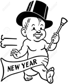 New Year's Resolution Run 5K and 1 Mile Family Fun Walk. logo