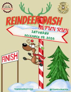 Reindeer Dash 5K and Fun Run Logo
