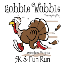 Lexington Gobble Wobble 5k logo