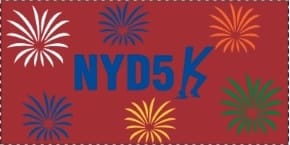 Charlottesville Track Club 2027 New Year's Day 5K - Friday, Jan 1st 10 a.m start Logo